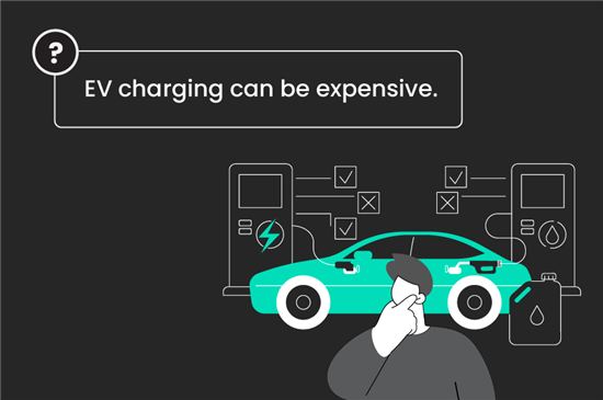 EV charging can be expensive